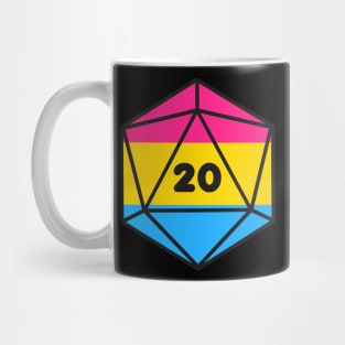 D20 - Pansexual Pride Dice Mug